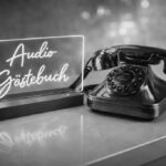 Fotobox & Fotografin Erfurt - Daniela Tapliuc - Audio-Gästebuch in Retro-Optik in schwarz-weiß